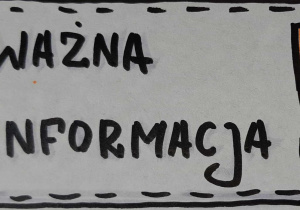 Plakat - ważna informacja