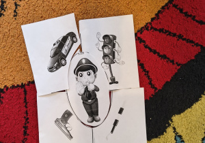 Dziecko dopasowało wszystkie atrybuty do policjanta.