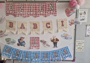 Dekoracja - Dzień Babci i Dziadka