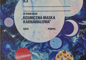 Dyplom za udział w konkursie