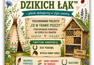 Plakat - Piknik "Zdobywcy dzikich łąk"