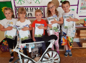 Rozstrzygnięcie konkursu miedzyprzedszkolnego " Eko rower"